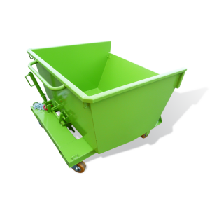 CONTENEDOR BASCULANTE ALTURA REDUCIDA 1300L